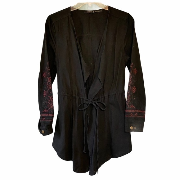 Annabelle Embroidered Jacket Western Waterfall Sz Small - Picture 1 of 8